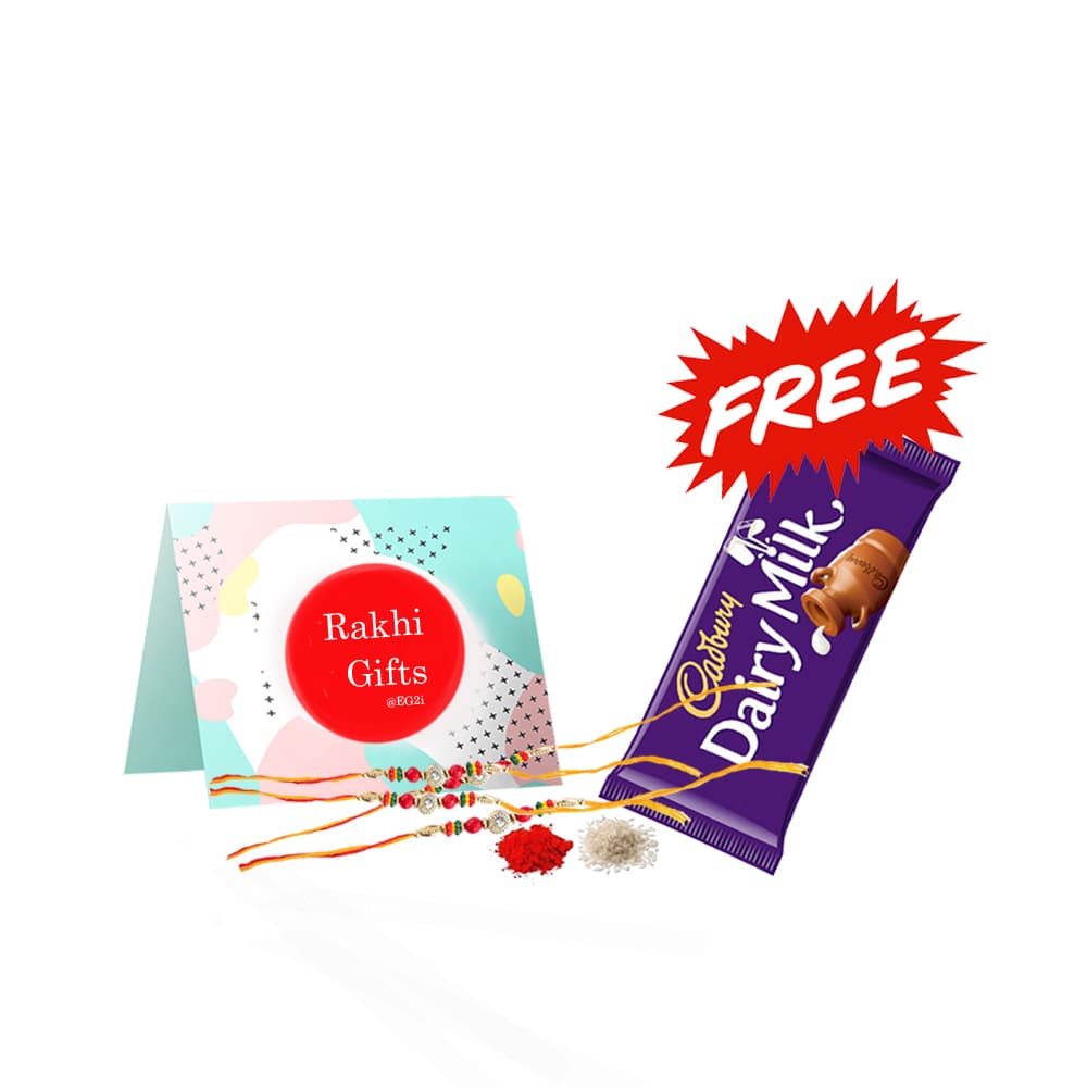 Rakhi with Free Chocolates