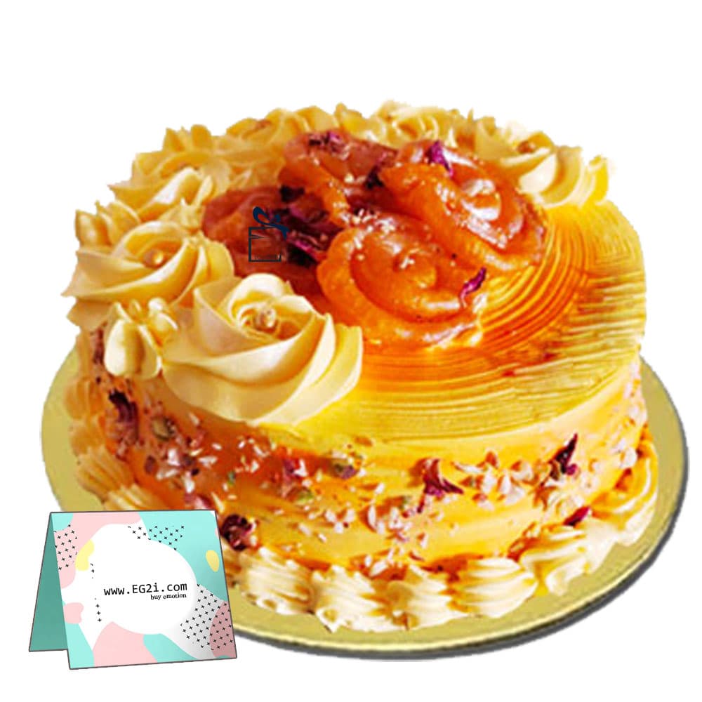 Butterscotch Jelabi Cake