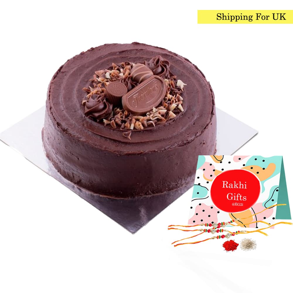 Rakhi with Cake for UK