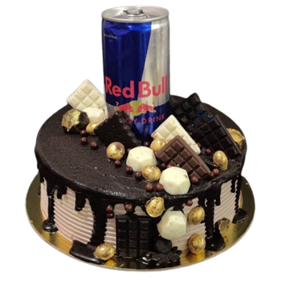 Chocolate Cake with Red Bull