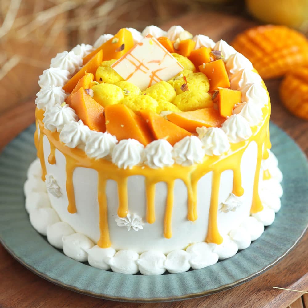 Rasmali with Fruit Cake