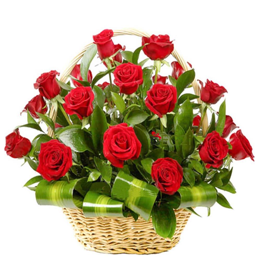 Rose Love Basket