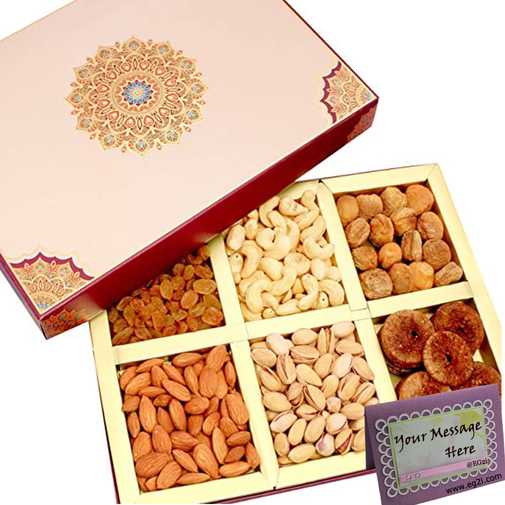 Mixed Dry Fruits with Sweets in a Box