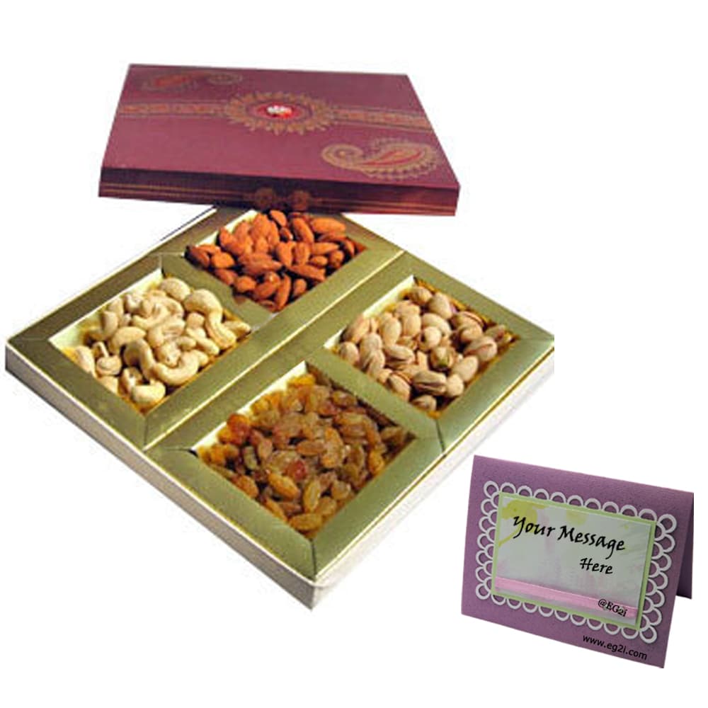 Mixed Dry Fruits Square Box