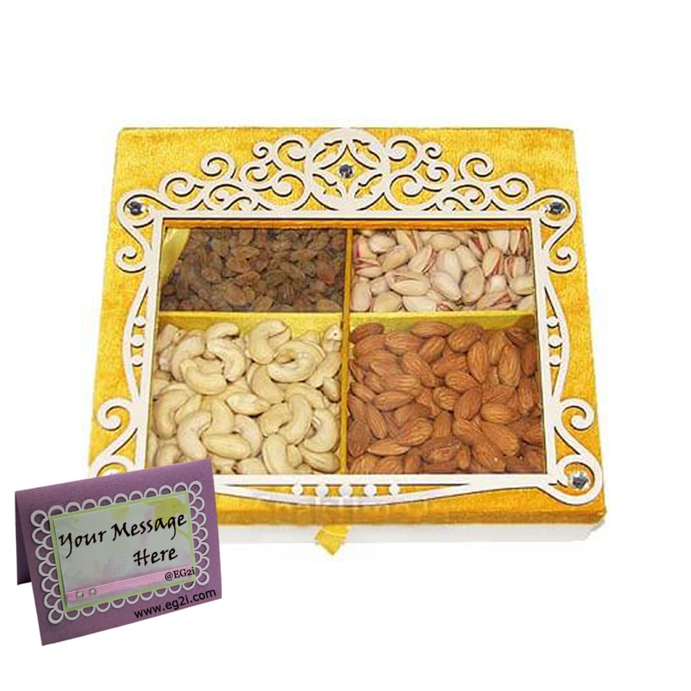 Mixed Dry Fruits Design Basket