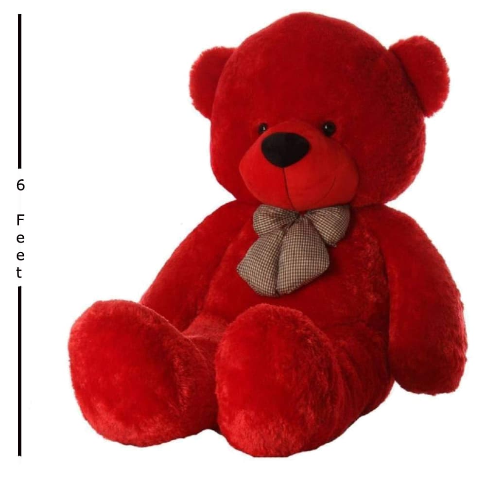 Teddy bear 6Feet ( Red Color)