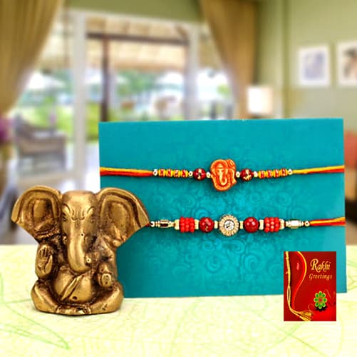 Ganesha with Rakhi
