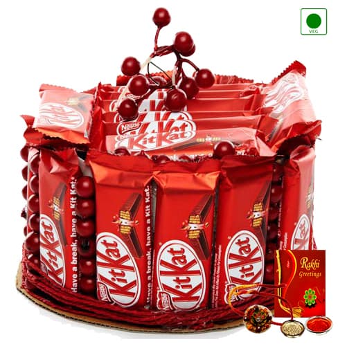 Kit-kat with rakhi