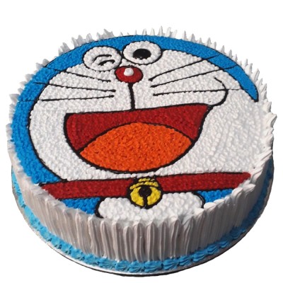 Doraemon cake||2 tier Doraemon cake design - YouTube